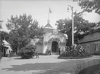 Stockholmsutställningen 1897, teater och musikutställningens paviljong.