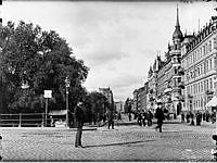 Vasagatan med Järnvägsparken.