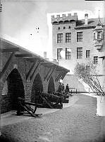 Stockholmsutställningen 1897. Gamla Stockholm, skyttevärn.