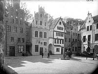 Stockholmsutställningen 1897. Gamla Stockholm, Stortorget.