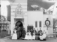 Morhiska kaffehuset vid Stockholmsutställningen på Djurgården år 1897.