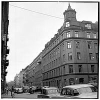 Hörnet Kommendörsgatan-Nybrogatan.