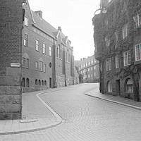 Engelbrekts kyrkogata från Östermalmsgatan .