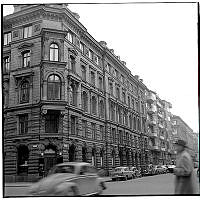 Hörnet Nybrogatan-Kommendörsgatan.