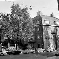 Hörnet Baldersgatan 2  t.v. och Östermalmsgatan 17.