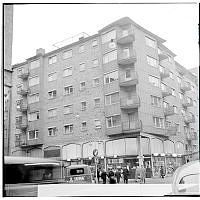 Hörnet Linnégatan-Nybrogatan.