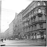 Sibyllegatan söderut från Linnégatan.