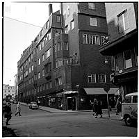 Hörnet Riddargatan-Nybrogatan.