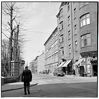 Storgatan västerut från Artillerigatan.