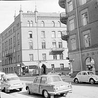 Riddargatan mot hörnet av Banérgatan 4.