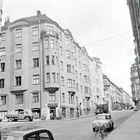 Hörnet Kaptensgatan 19 och Grevgatan 7.