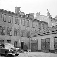 Gårdsinteriör, Linnégatan 55 - 57.