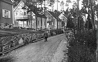 Nybyggda hus på Stenhuggarvägen i Äppelviken.