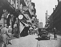 Kungsgatan österut, från kv. Bryggaren, Kungsgatan 58 - 60.