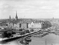 Slussen och Gamla Stan från Katarinahissen.