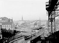 Slussen under ombyggnaden.