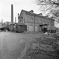 Äldre byggnad, fabrik. Exteriör. Från sydost. Bällstavägen 11.