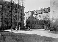 Almgrens sidenfabrik. Gårdsinteriör. Götgatan 32.