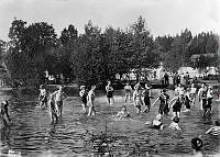 Hässelby strandbad.