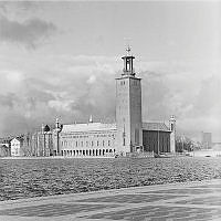 Stadshuset sett från Riddarholmen.