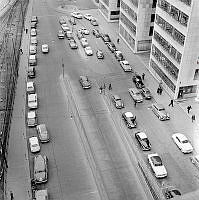 Saltsjöutfarten vid Slussen. Från Katarinahissen.