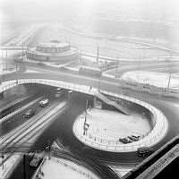 Utsikt över Slussen mot Gamla Stan och Riddarholmen.