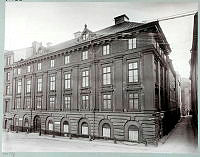 Kungliga telegrafverkets hus vid Slottsbacken.