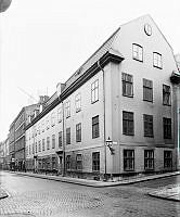 Hus i hörnet Drottninggatan - Brunkebergsgatan.