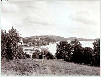 Utsikt från Stora Blecktornet över Barnängen och Hammarby sjö.