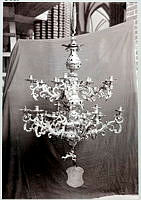 Ljuskrona av silver i Storkyrkan