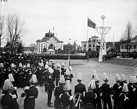 Öppnandet av Allmänna konst- och industriutställningen på Djurgården den 15 maj 1897