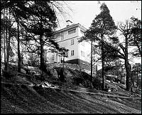 Villa Grut på Djurgården. Arkitekt Torben Gruts villa, senare kallad Villa Sunnanlid.