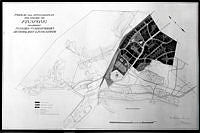 Ritningsförslag till byggnadsplan för område vid Finspång av P. Hallman 1914.