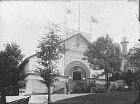 Stockholmsutställningen 1897, trädgårdsutställingens hall.