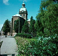 Södra delen av Kungsträdgården mot Jakobs kyrka.