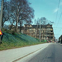 Skilla vid Floras Kulle och Sturegatan norrut.