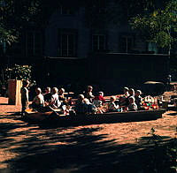 Barn i parkleken vid Saltmätargatans förlängning i Observatorielunden.