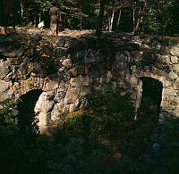 Gustav III:s slottsruin i Hagaparken.