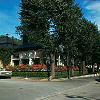 Restaurang Alhambra på Djurgården. Västra gaveln närmast.