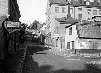 Rådmansgatan 56. T.h. Lilla Bastugatan. Huset kallades Lusasken.