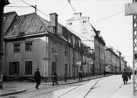 Sankt Paulsgatan 7. Krogen Gula Knuten (rivet 1908).
