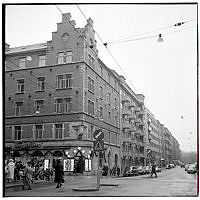 Hörnan Nybrogatan- Linnégatan.