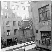 Innergården på Brahegatan 24.