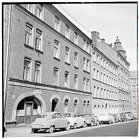 Fasad, Nybergsgatan, nr 7 närmast.