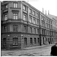 Hörnet av Tyskbagargatan och Jungfrugatan 38.