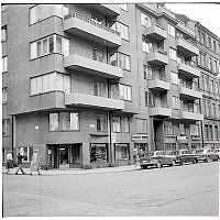 Hörnet av Brahegatan och Östermalmsgatan 61.