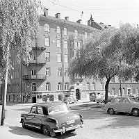 Fredrikhovsgatan 4 från Storgatan.