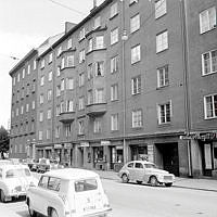 Styrmansgatan 52. Mot Karlaplan.