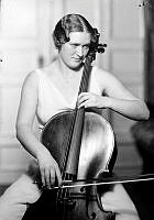 Porträtt av cellisten de Frumerie.