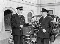 Chaufförer för Amerikanska ambassaden, Gustav Persson och Eugen Nyman.